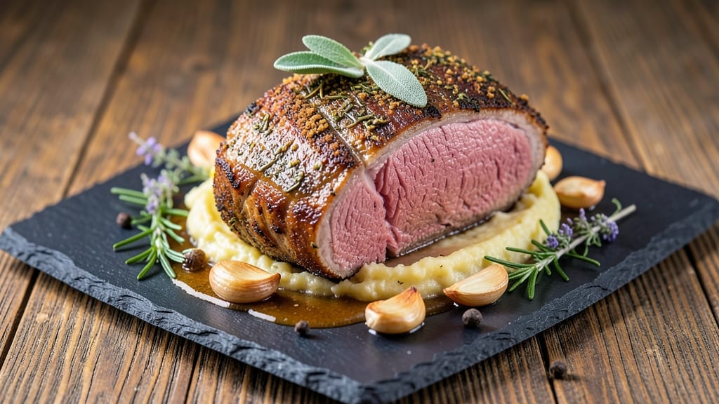 Angus Beef Bottom Round Roast Recipe: Herb-Crusted Roast with Juicy Center and Caramelized Bark