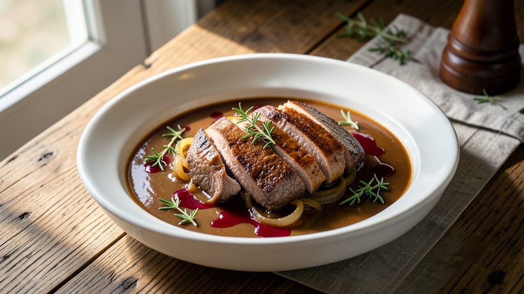 Beef and Onion Gravy Recipe: Pan-Roasted Depth for Richer Flavor