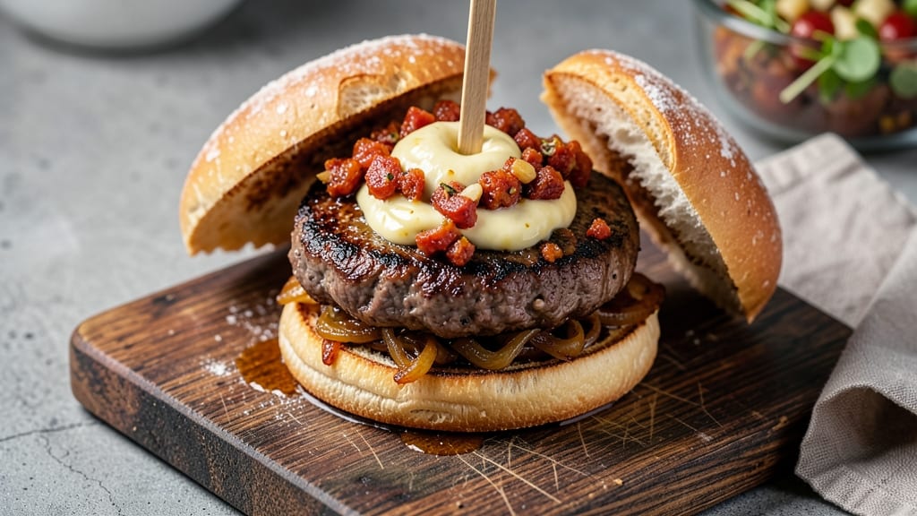 Beef and Chorizo Burgers Recipe: Smoky-Spiced Patties With Crispy Edges