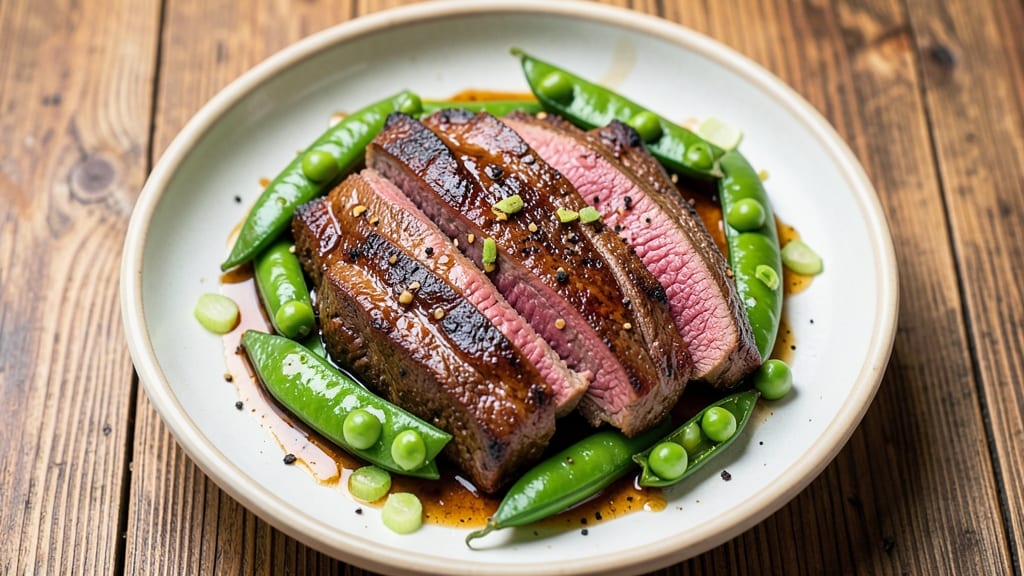 Beef and Peapod Stir Fry Recipe: Wok-Fired Crunch With Silky Sauce