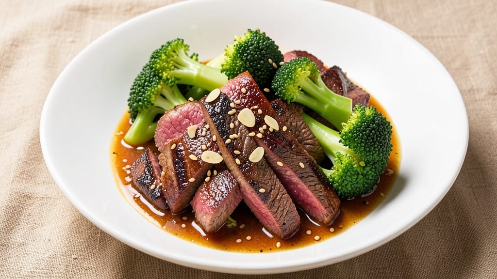 Beef and Broccoli Recipe With London Broil: Wok-Searred Umami Crunch and Silky Sauce