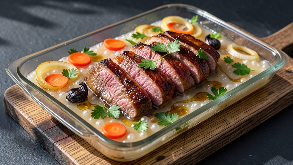 Beef Aspic Recipe: Jiggly Gelatin Masterpiece With Herbed Broth