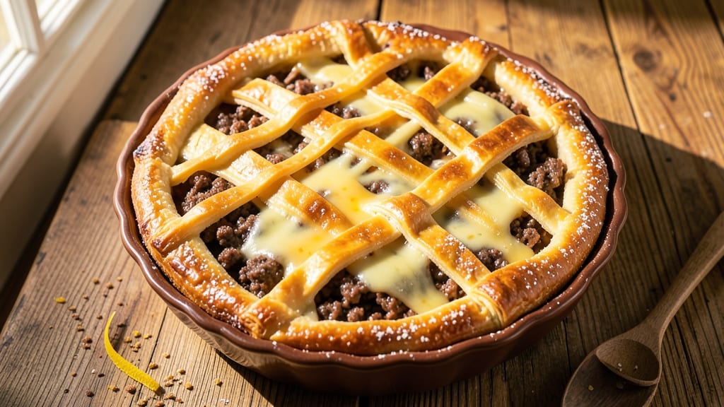 Beef and Cheddar Pie Recipe: Crispy Top, Smoky Filling, One-Pan Magic