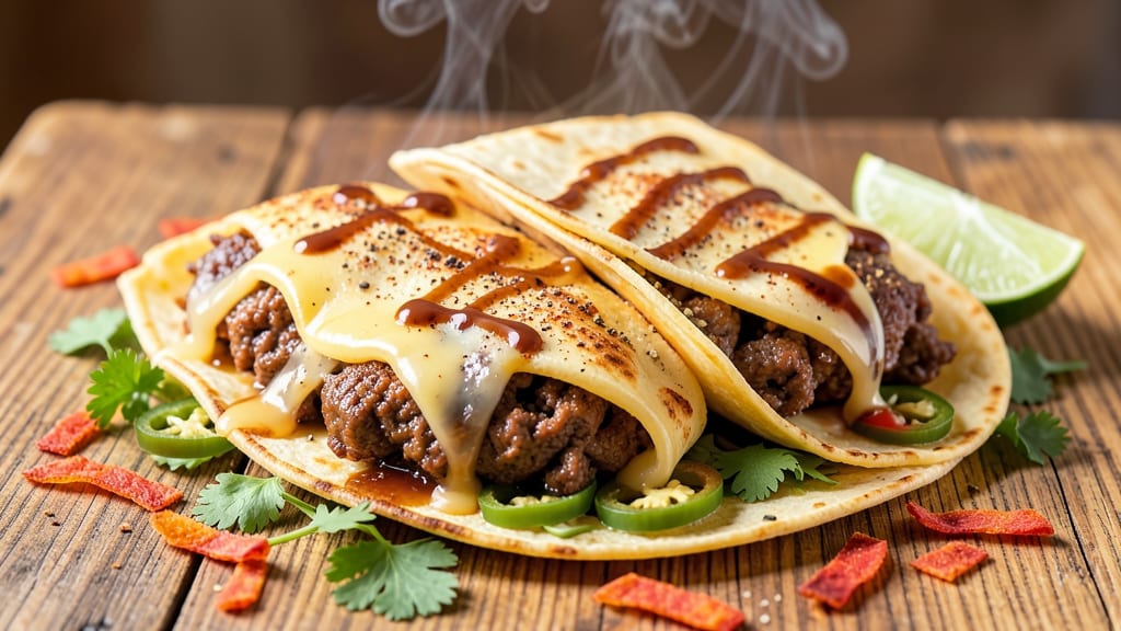 Air Fryer Beef Chimichanga Recipe: Crispy Tortilla Towers With Spiced Cheese Rivers