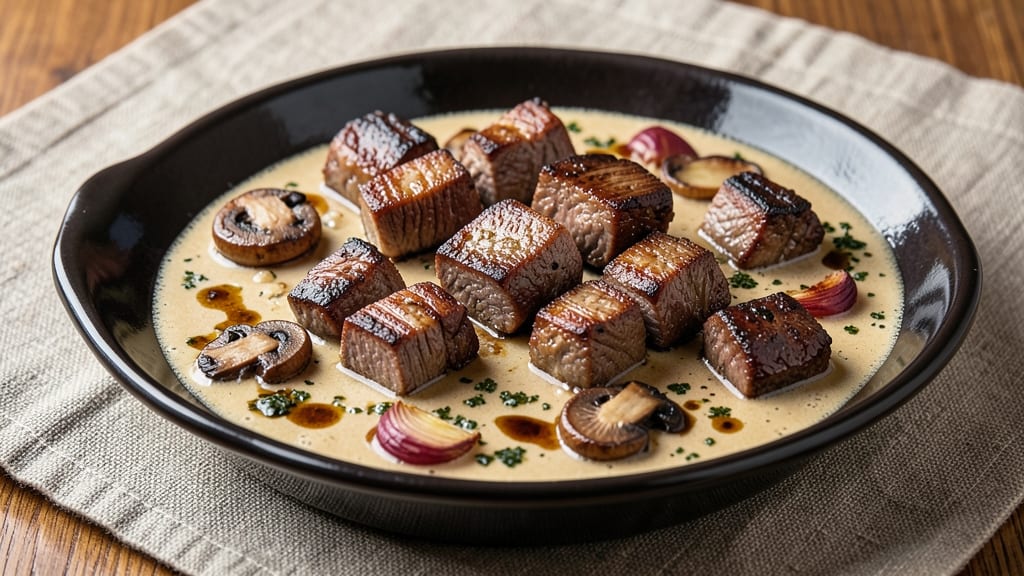 Beef and Mushroom Pressure Cooker Recipe: Ultra-Tender Meal in 25 Minutes