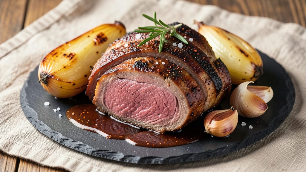 BBQ Beef Bottom Round Roast Recipe: Smoky Bark and Juicy Core in One Pan