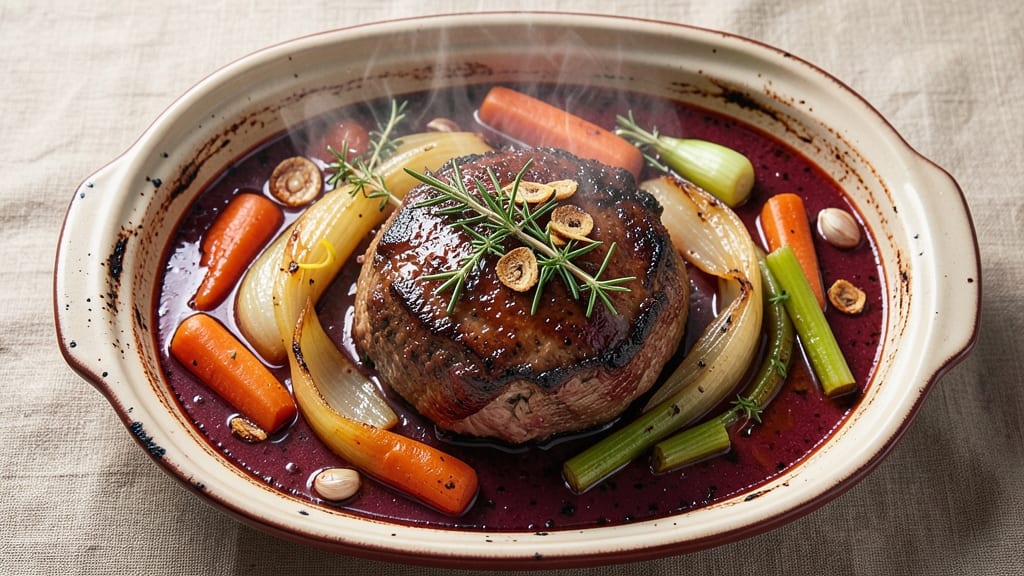 Award-Winning Slow Cooker Beef Stew Recipe: Deep-Red Wine Braise With Caramelized Root Vegetables