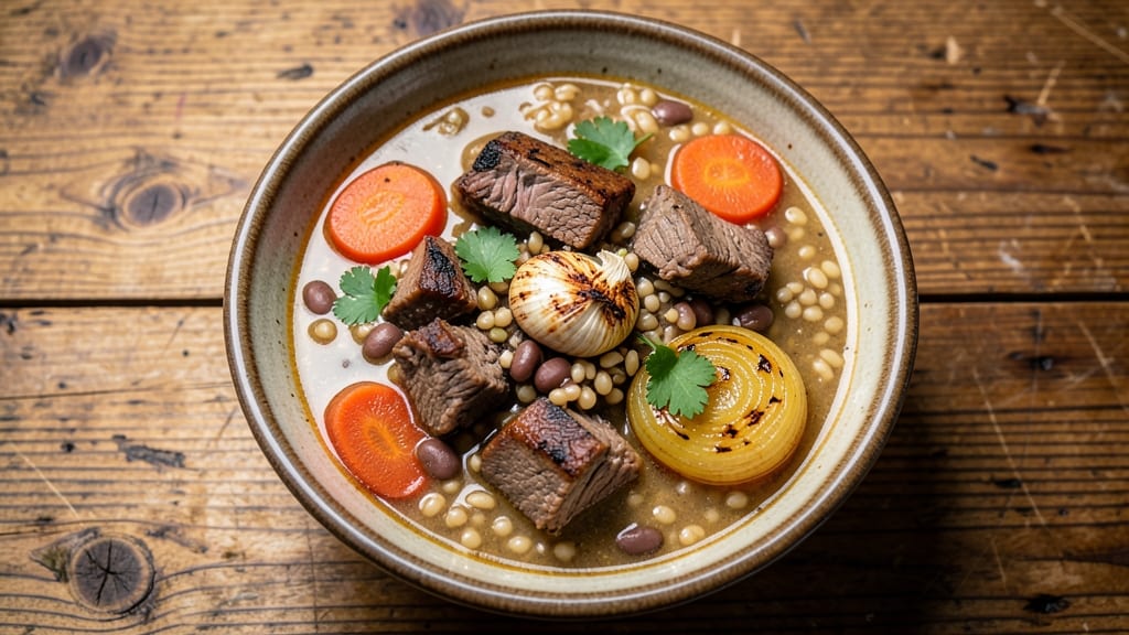 Beef Barley and Bean Soup Recipe: Hearty Simmered Flavor in One Pot