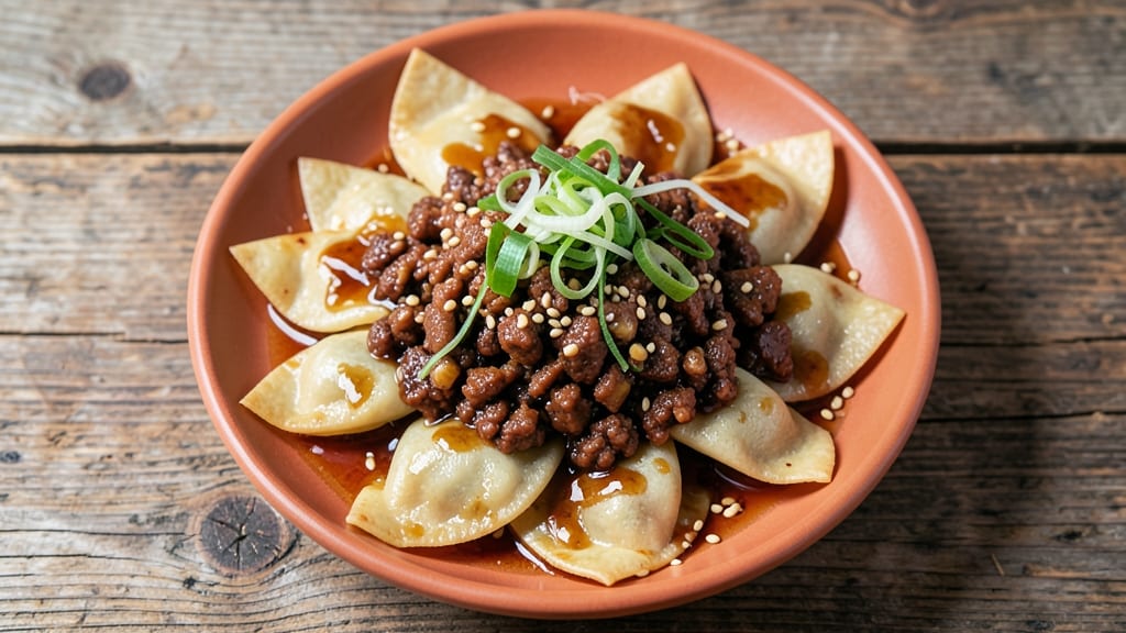 Beef Flat Dumplings Recipe: Wok-Sizzled Crispy Edges and Silky Fillings