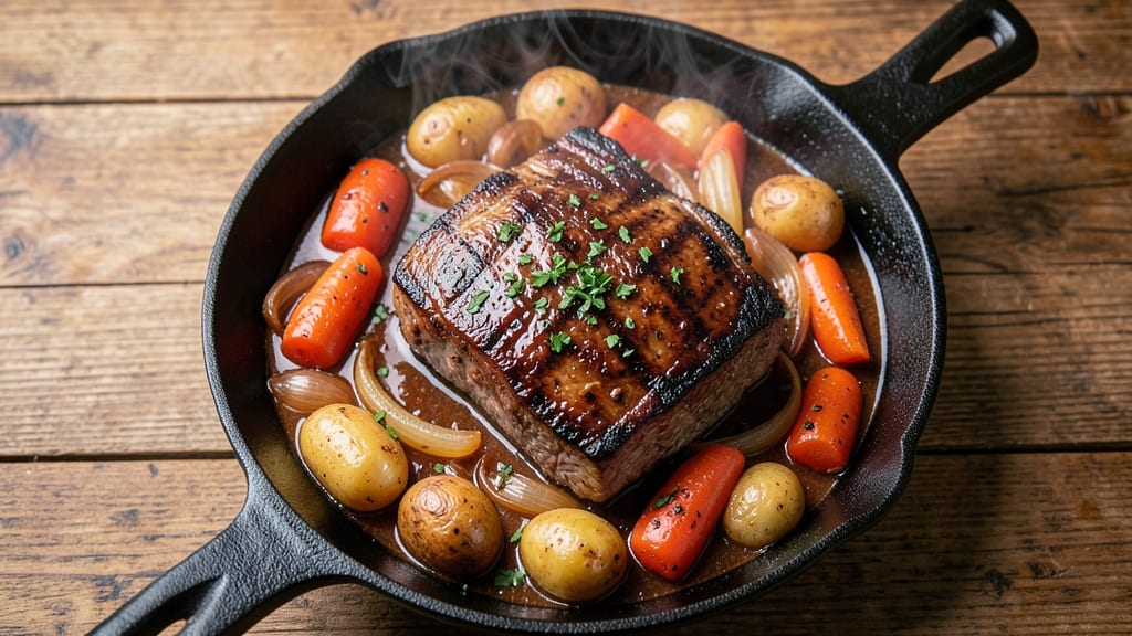Barbecue Beef Stew Recipe: Smoky Deep-Simmered Richness With Caramelized Roots