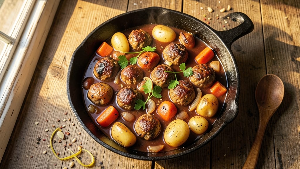 Ball Beef Stew Recipe: Slow-Braised Richness With Caramelized Root Vegetables