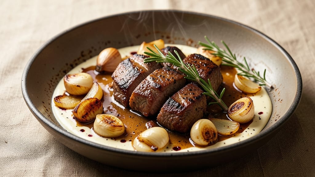 Beef and Heavy Cream Recipe: Rich Velvety Sauce Over Tender Beef Bites