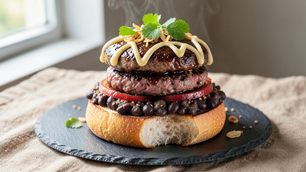 Beef and Bean Burgers Recipe: Hearty Veggie-Packed Patties With Umami Depth