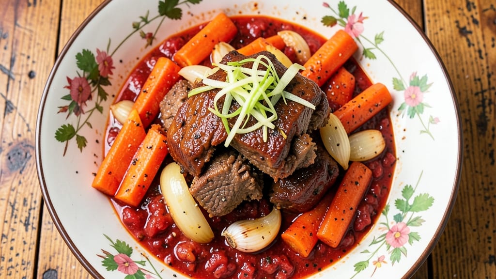 Beef and Vegetable Curry Recipe: Spiced Tomato-Coconut Harmony in One Pot