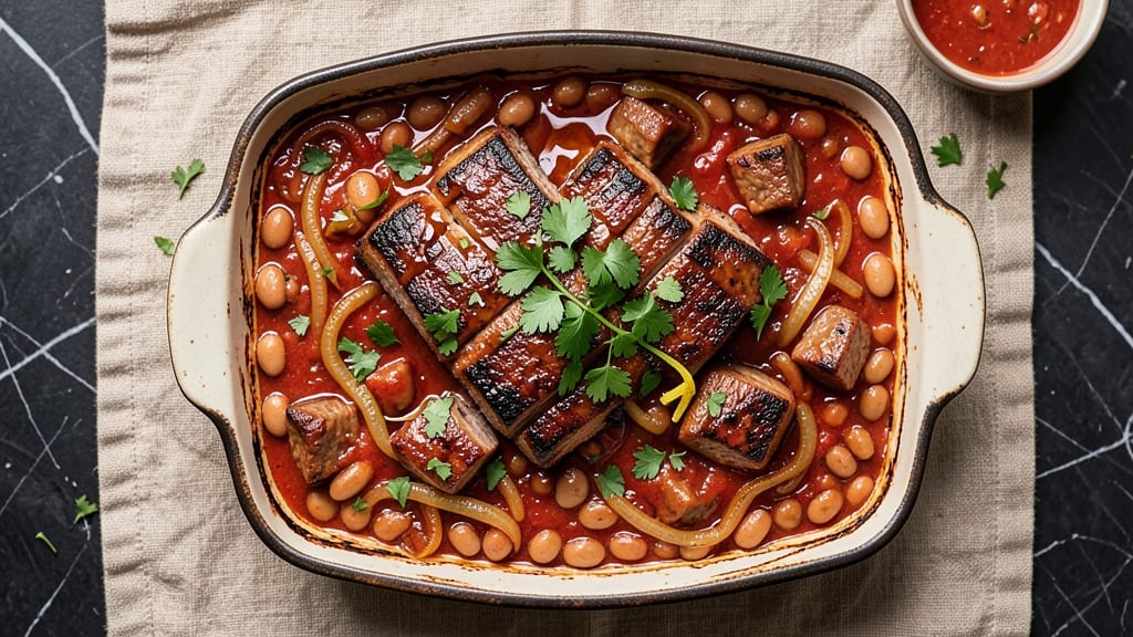Beef and Bean Casserole Recipe: Smoky Tomato-Braised Comfort in One Pot