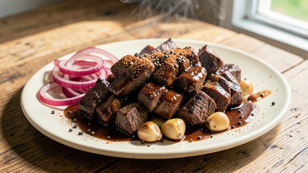 BBQ Chopped Beef Recipe: Smoky, Spice-Infused Bites with Crispy Tortilla Crowns