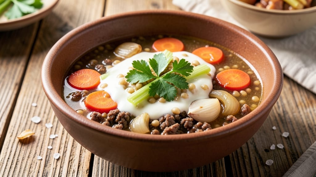 Beef Barley Soup Recipe With Hamburger: Savory Hamburger Depth Meets Hearty Barley Comfort