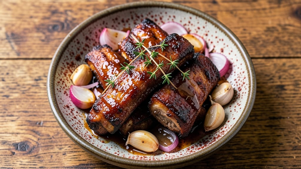 BBQ Beef Finger Ribs Recipe: Smoky Char and Juicy Centers in One Pan