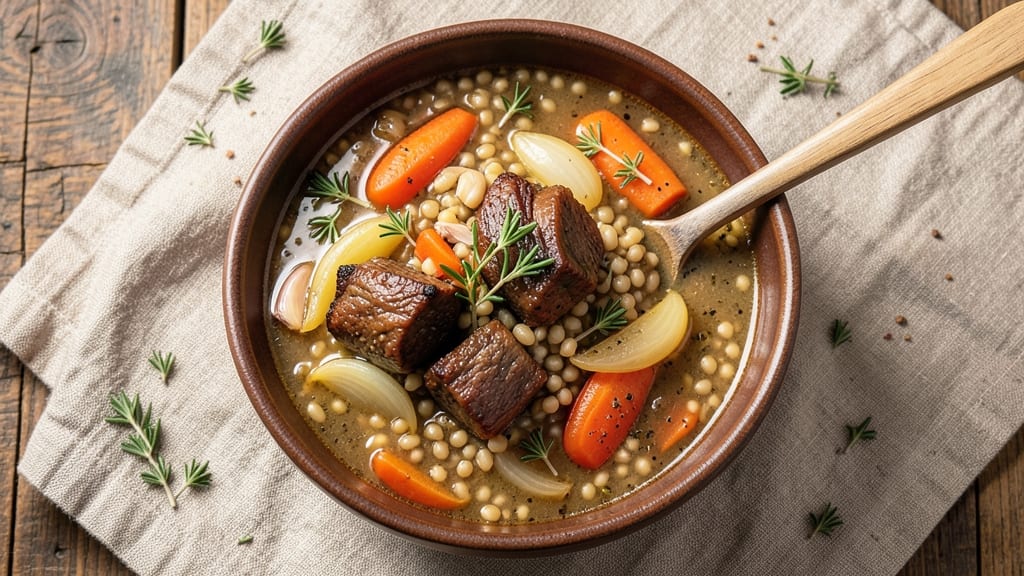 Natasha's Kitchen Beef Barley Soup Recipe: Hearty Winter Simmer With Earthy Barley Depth