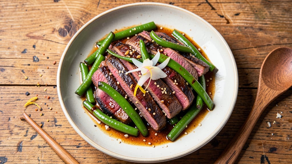Beef and Long Beans Recipe: Wok-Sizzled Umami Crunch With Silky Green Beans