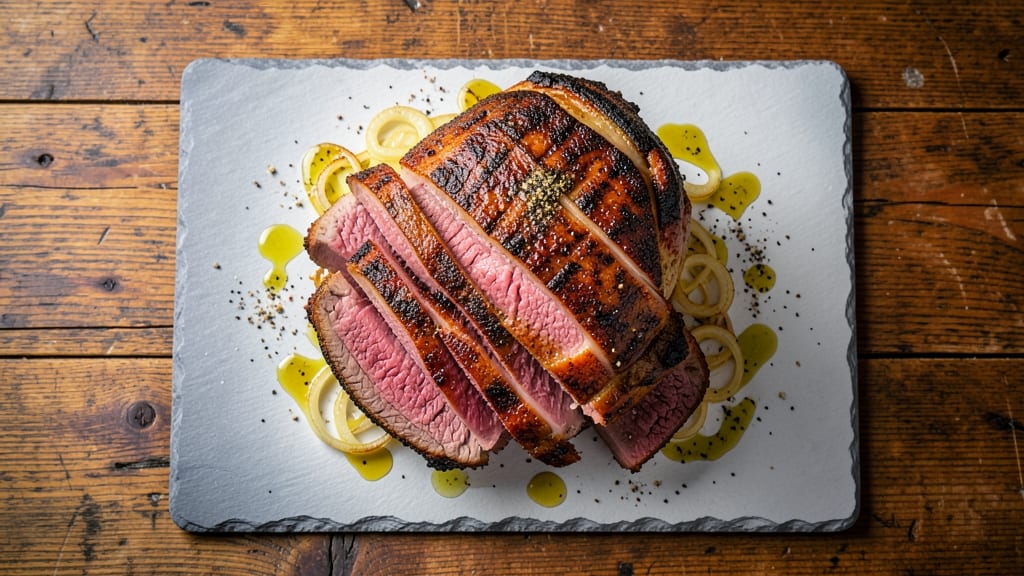 Angus Beef Boneless Strip Roast Recipe: Reverse-Sear Secret for Caramelized Crust and Juicy Core