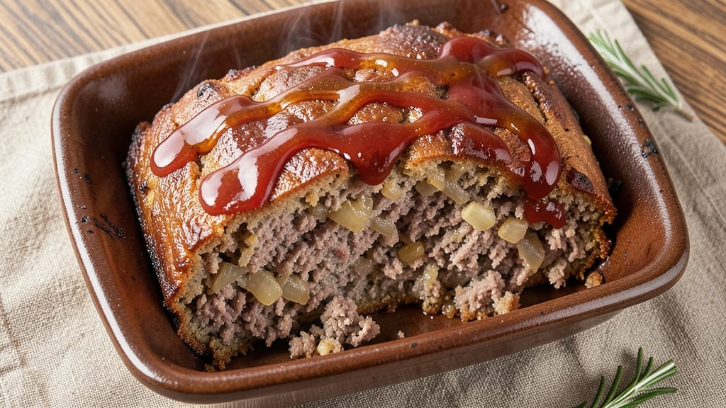 Beef and Veal Meatloaf Recipe: Glazed Top Crust Meets Juicy Center