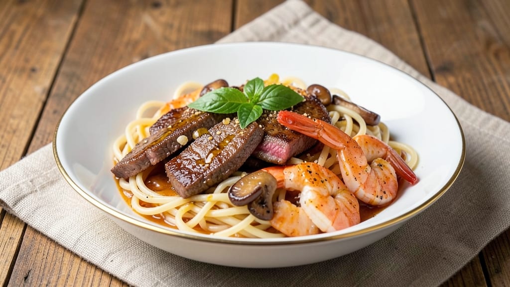 Beef and Shrimp Yakamein Recipe: Wok-Tossed Umami Bomb with Silky Noodles